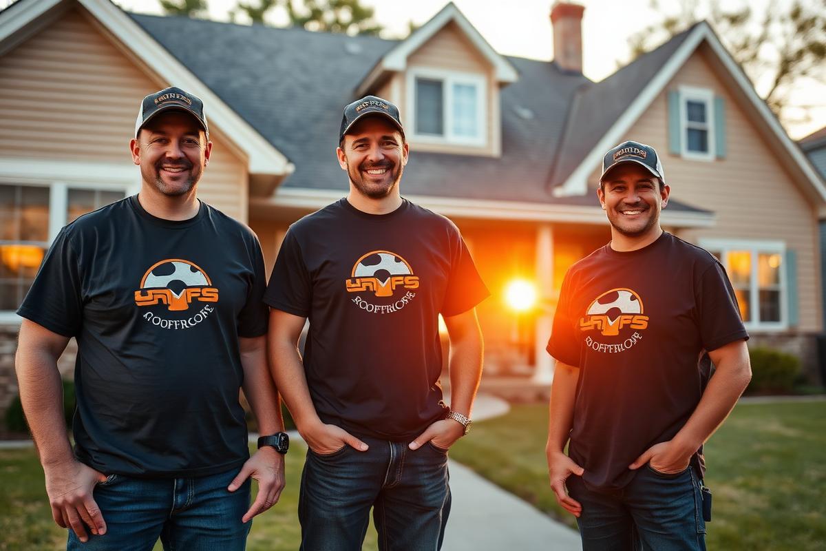 Above Roofing team in West Michigan
